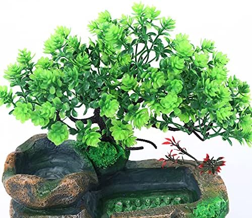 Gagalayong Tabletop Fountain with LED Lights and Natural Rocks