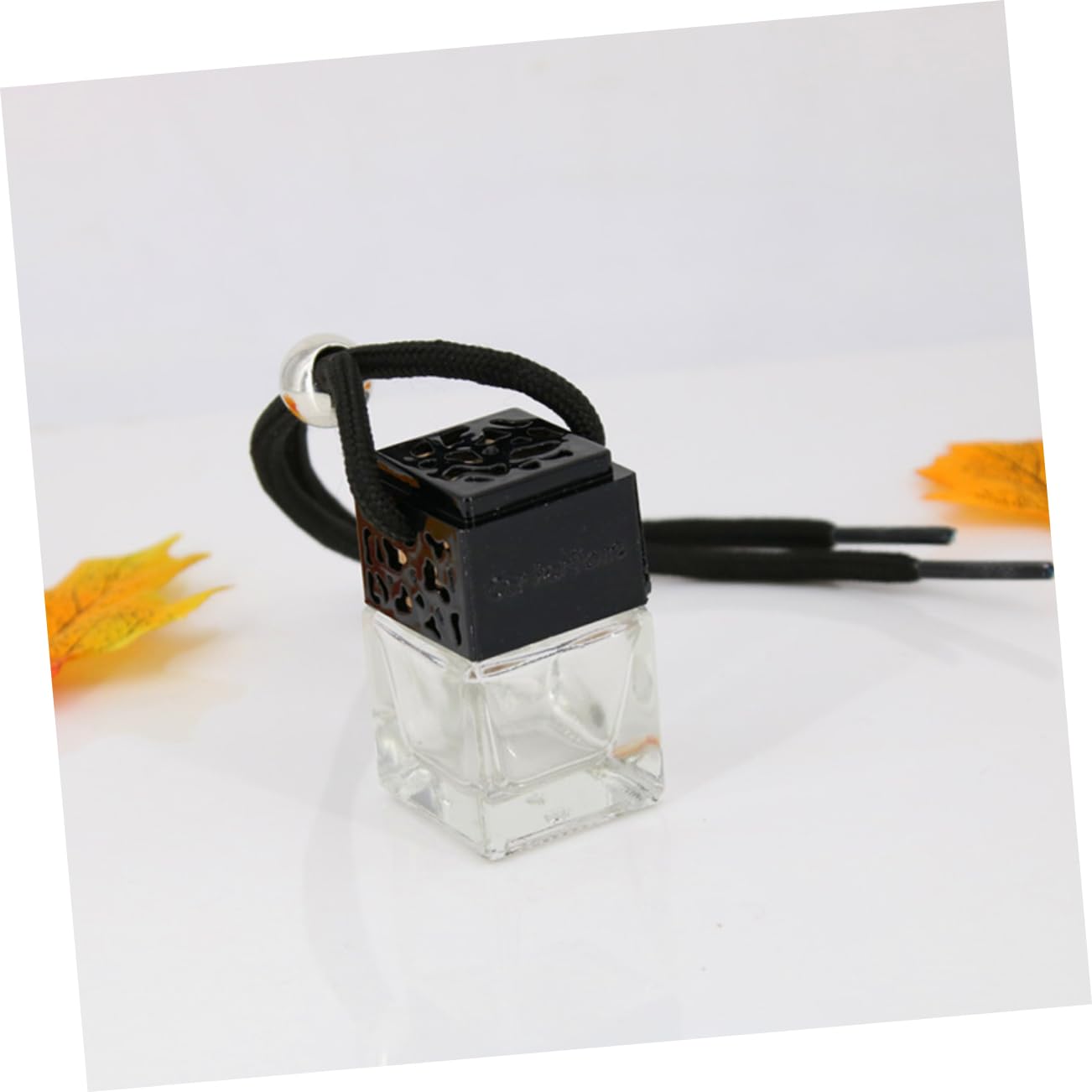 Glass Perfume Bottle with Hanging Pendant for Car