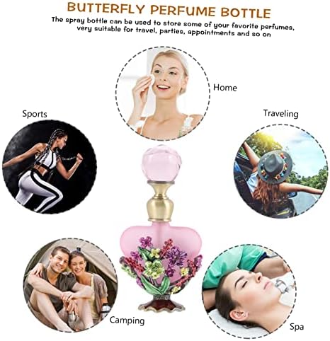 Elegant Retro Perfume Bottle Unique Decorative Storage Container for Home