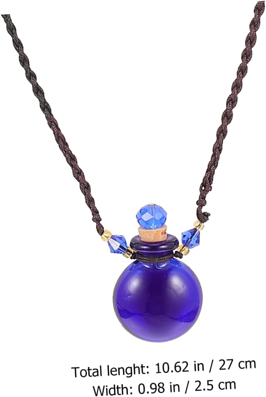 Car Essential Oil Diffuser Decorative Glass Bottle Pendant
