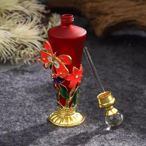 Vintage Perfume Bottle 30ml Glass Decorative Essential Oil Vial