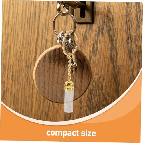 NOLITOY Tiny Refillable Glass Perfume Bottle Keychain