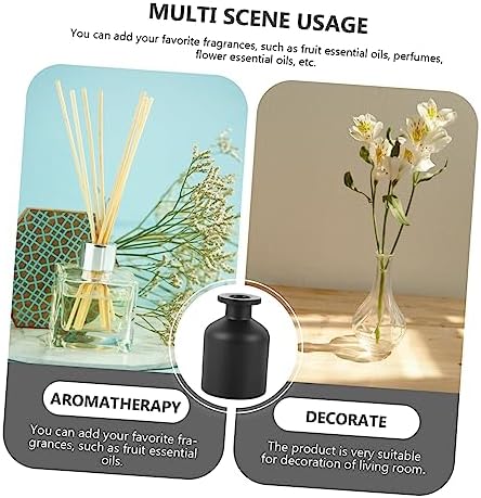 PRETYZOOM 2pcs Frosted Aroma Diffuser Bottles for Home Decor and Gifts