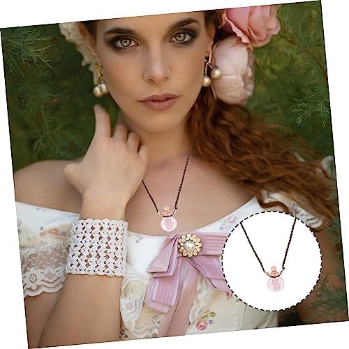 IMIKEYA Pink Perfume Bottle Pendant Car Diffuser