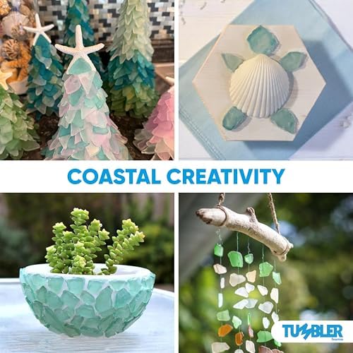 Tumbler Home Sea Glass for Decor Crafts