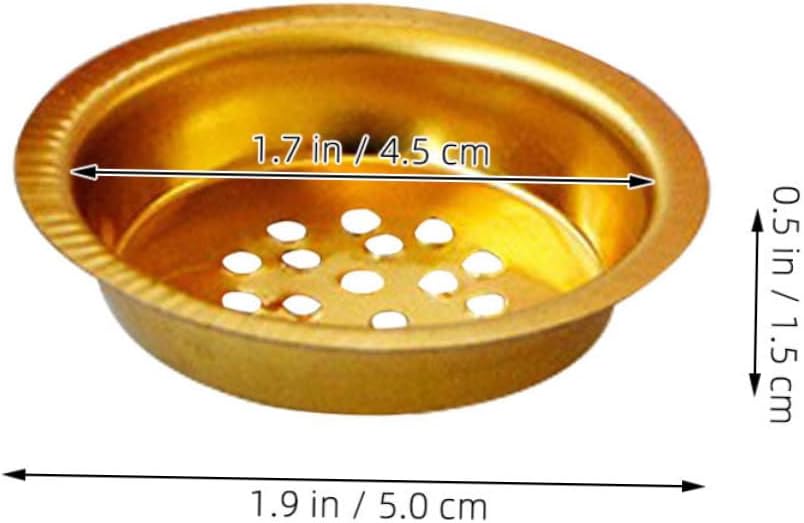 DECHOUS 10pcs Small Charcoal Burner Screens for Incense Burners