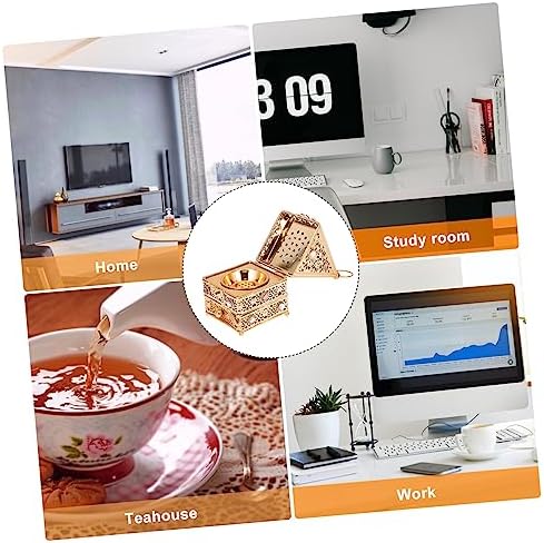 MAGICLULU Metal Incense Burner for Relaxation and Meditation