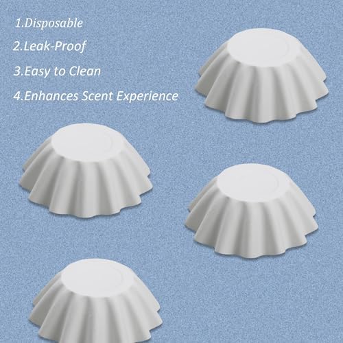 50Pcs Disposable Wax Melt Liners Leakproof White