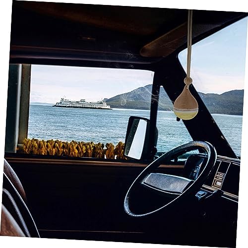 HEALLILY 6Pcs Car Essential Oil Diffuser Bottles Decorative Hanging Perfume Decor