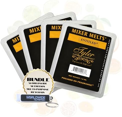 Worldwide Nutrition Bundle Tyler Entitled Scent Soy Wax Melts 4 Pack Keychain