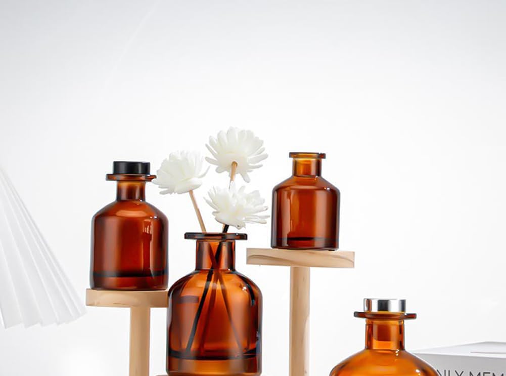 Elandy 150ml Refillable Glass Diffuser Bottle for Aromatherapy