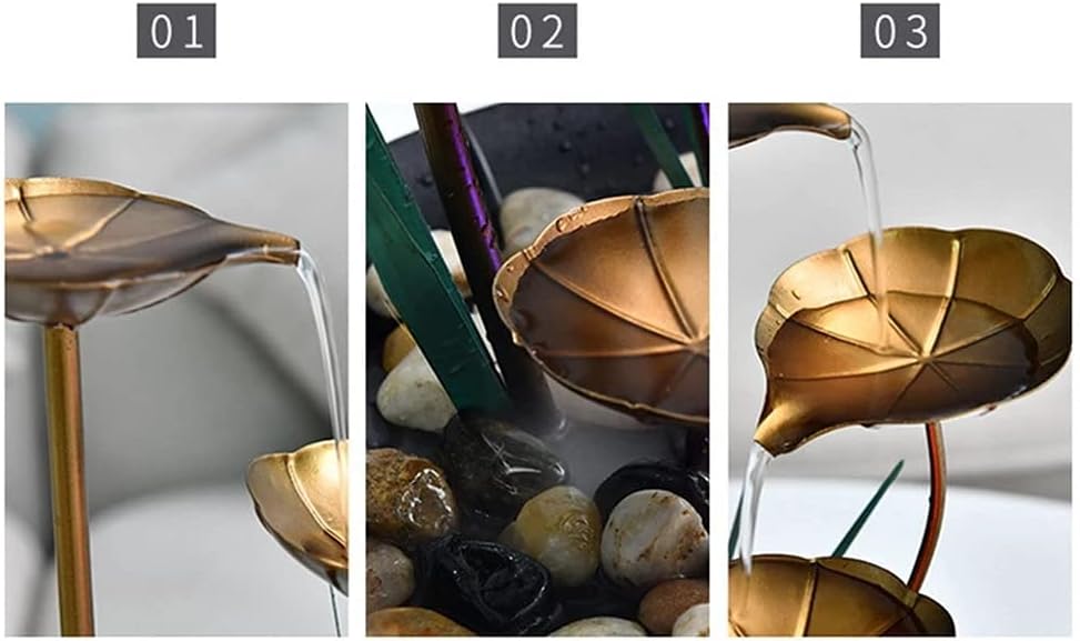 TTKL Minimalist Water Fountain Indoor Feng Shui Decor
