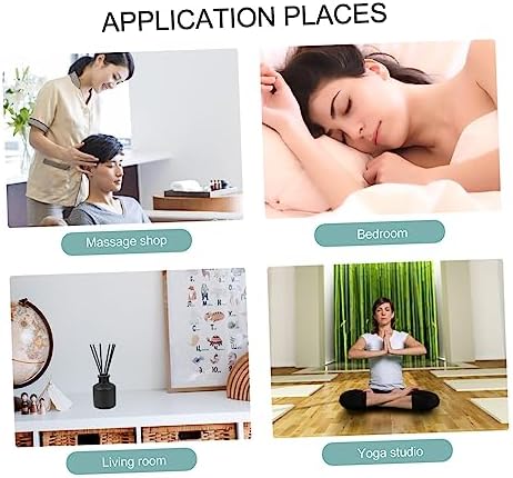 PRETYZOOM 3pcs Frosted Aromatherapy Diffuser Bottles for Home Decor