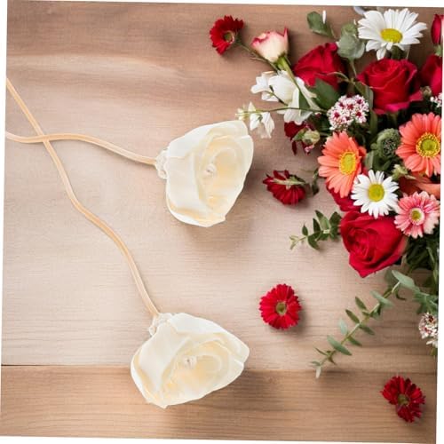 BESTOYARD 8pcs Aroma Diffuser Flower Rattan Sticks for Natural Fragrance