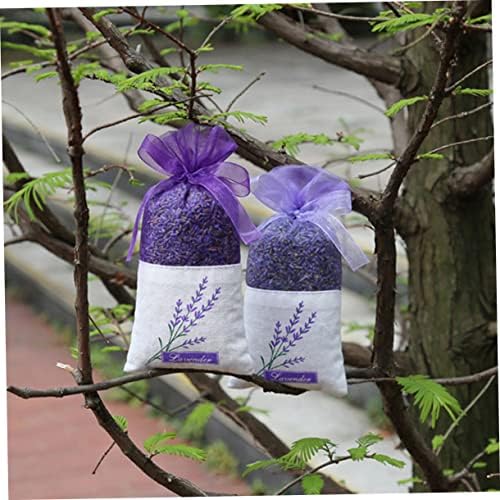 22Pcs Lavender Sachet Bags with Gauze Ribbons for Closet Freshness