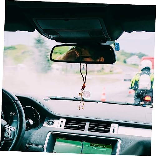Natural Crystal Glass Essential Oil Car Hanging Perfume Bottle