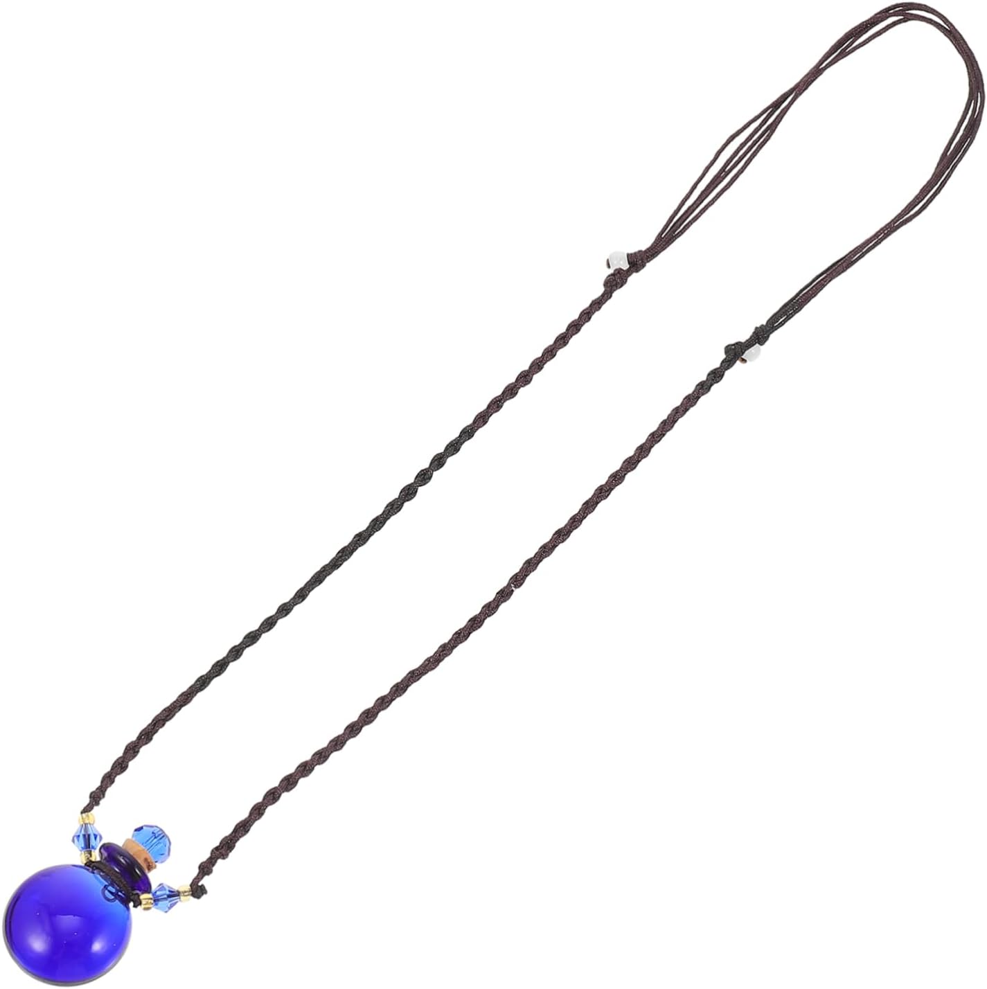 Adjustable Perfume Bottle Necklace for Car Diffusion and Home Use