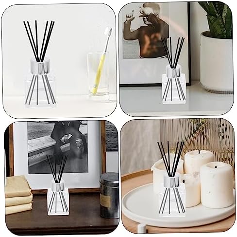 Happyyami 50ml Glass Aromatherapy Diffuser Bottle Square Design