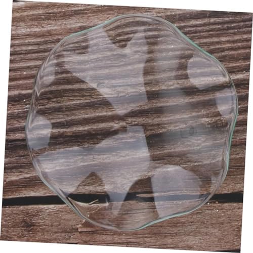 Zerodeko 3 Pcs Glass Candle Holder Replacement Dish
