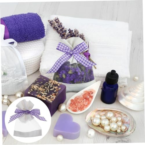 Zerodeko 10pcs Reusable Lavender Sachet Bags for Decorative Use