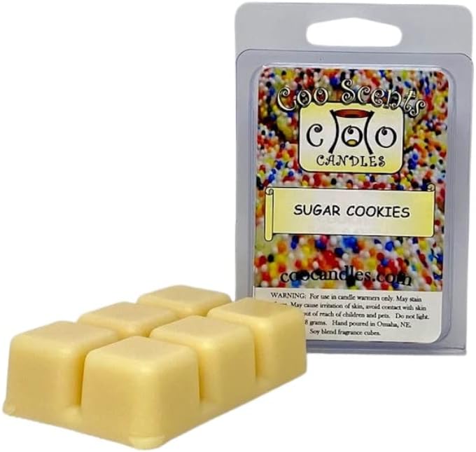 3 Pack Soy Blend Wickless Candle Bars Sugar Cookies