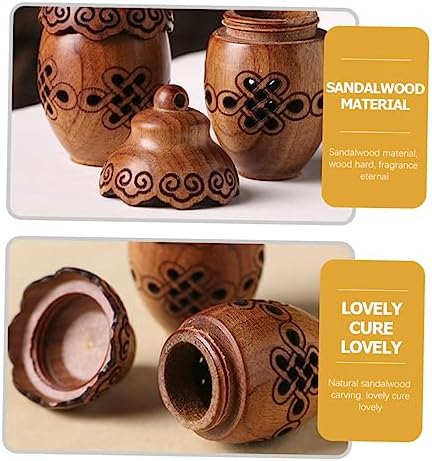 Hollow Aromatherapy Bottle Pendant with Rotating Design