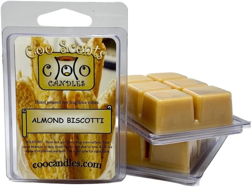 3 Pack Soy Blend Wickless Candles Almond Biscotti