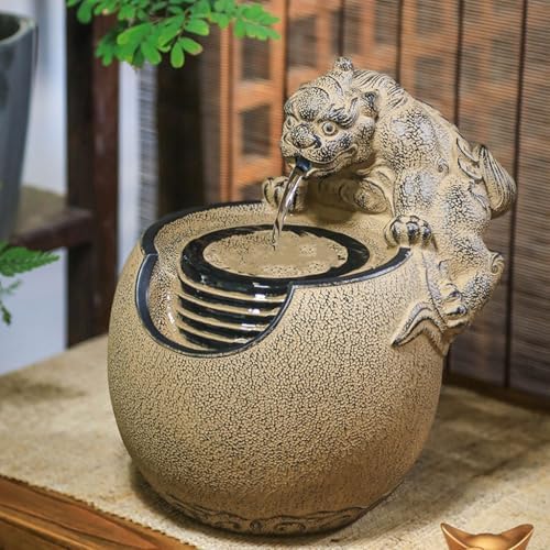 SABALON Small Fountain Indoor Desktop Decor