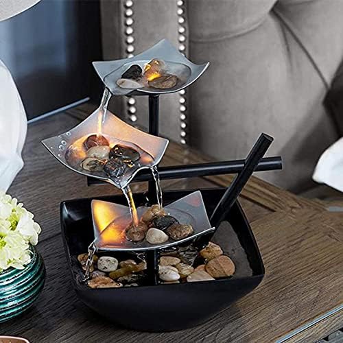 TTKL Minimalist Water Fountain Indoor Feng Shui Decor