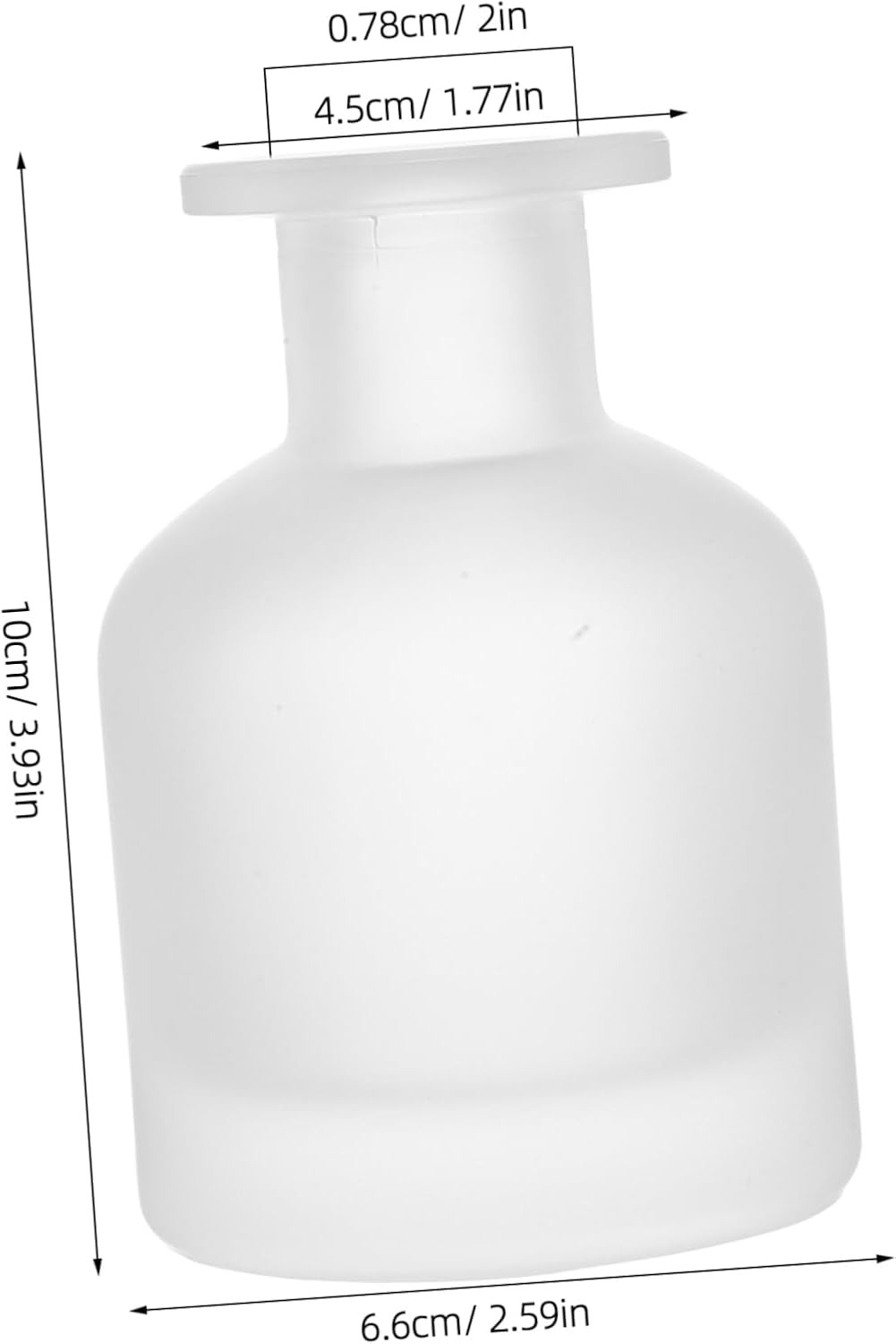 2pcs Essential Oil Diffuser Glass Bottles with Refills