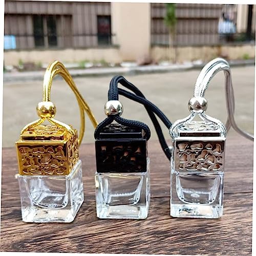 3Pcs Stylish Car Perfume Bottle Pendant for Aromatherapy