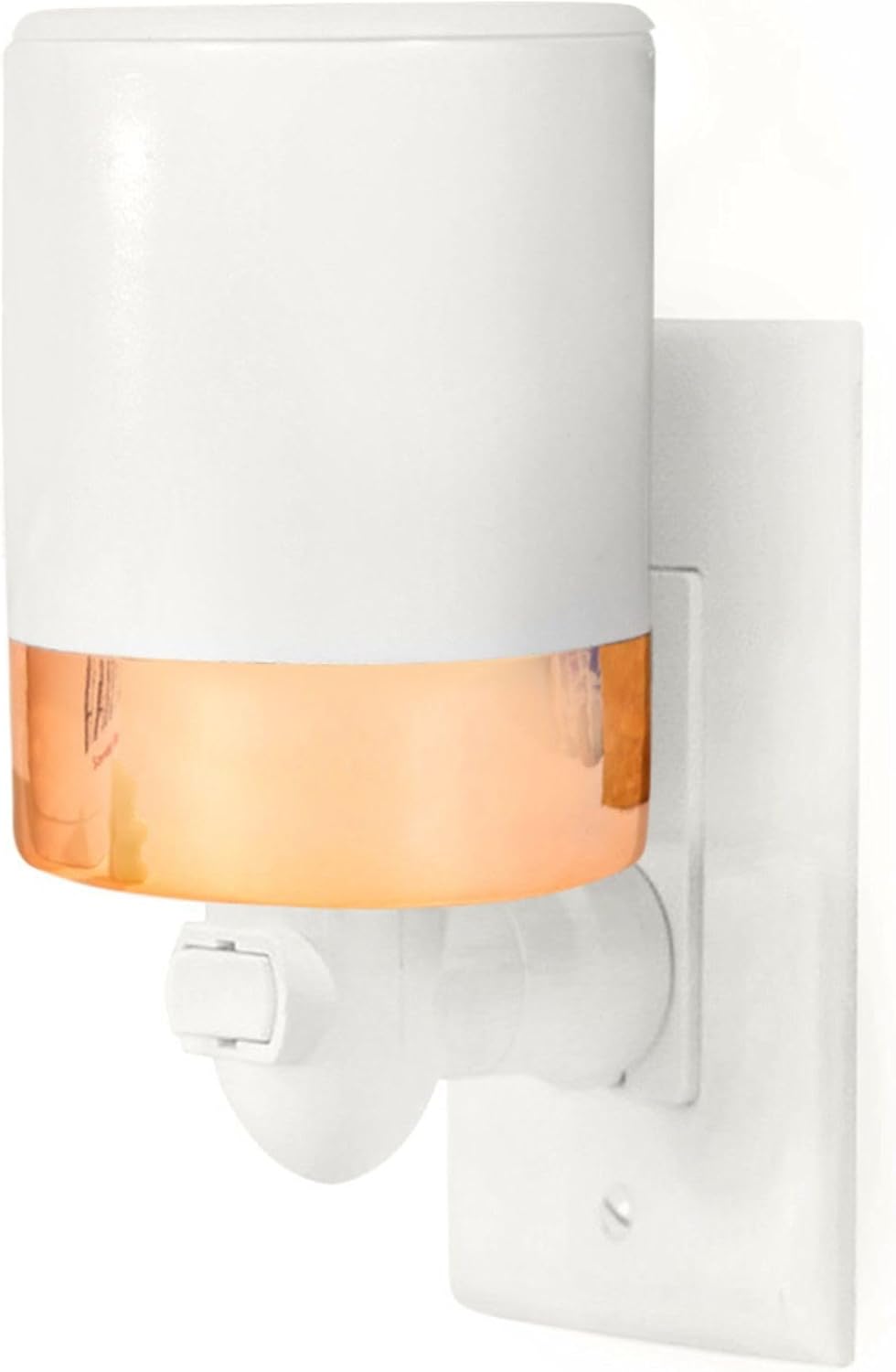 Happy Wax Dipped Copper Outlet Warmer - Compact Ceramic Wall Plug in