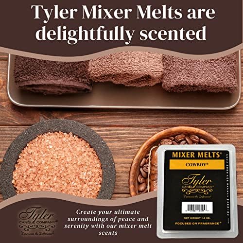 Worldwide Nutrition Bundle Tyler Cowboy Scent Soy Wax Melts with Essential Oils 4 Pack
