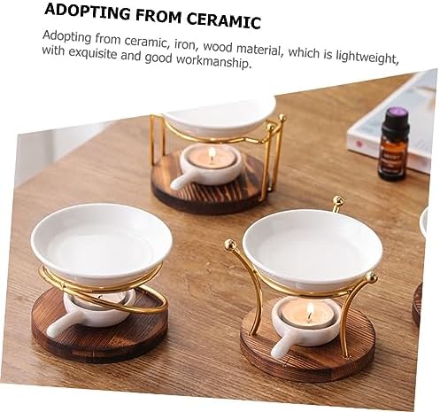 GLEAVI Essential Oil Burner with Tea Light Holder and Aroma Diffuser