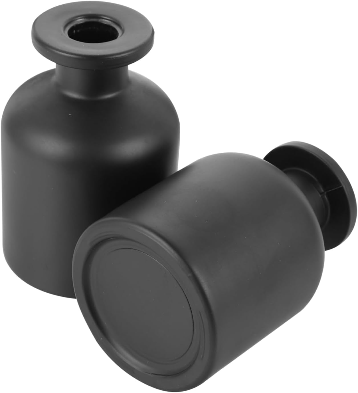 2pcs Chic Aroma Stick Glass Bottles Reusable Decorative Diffuser for Home Desktop