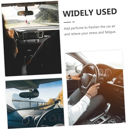 Hanging Perfume Bottle for Car 2-Pack Empty Diffuser Decorative Container