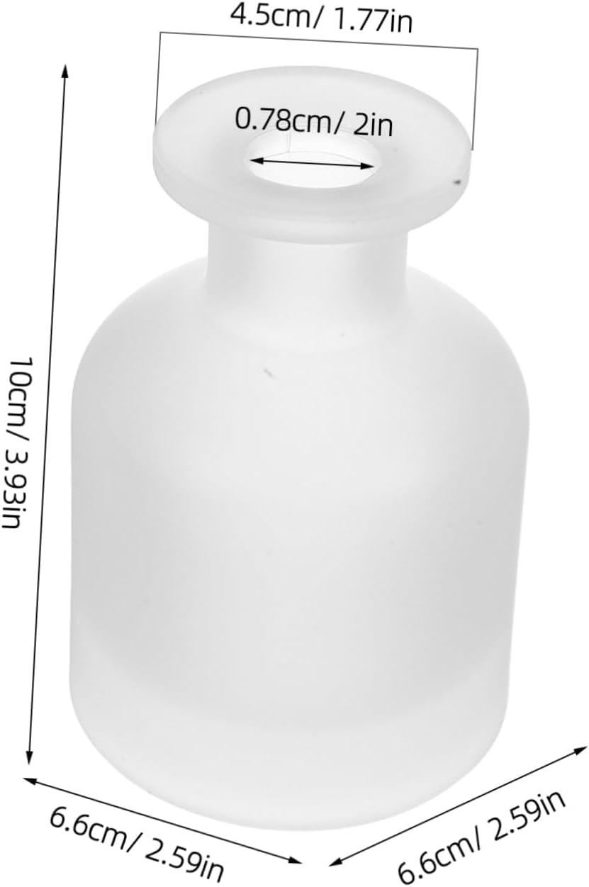 Anneome 2Pcs Empty Glass Diffuser Bottles for Essential Oils and Fragrance