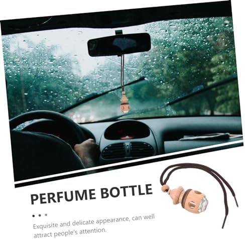 Hanging Perfume Bottle for Car 2-Pack Empty Diffuser Decorative Container