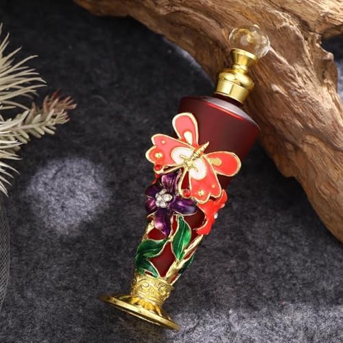 Vintage Perfume Bottle 30ml Glass Decorative Essential Oil Vial