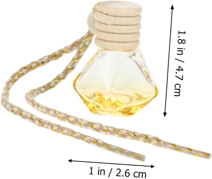 Cabilock 5Pcs Hanging Perfume Bottle Diffuser for Car Aromatherapy Pendant
