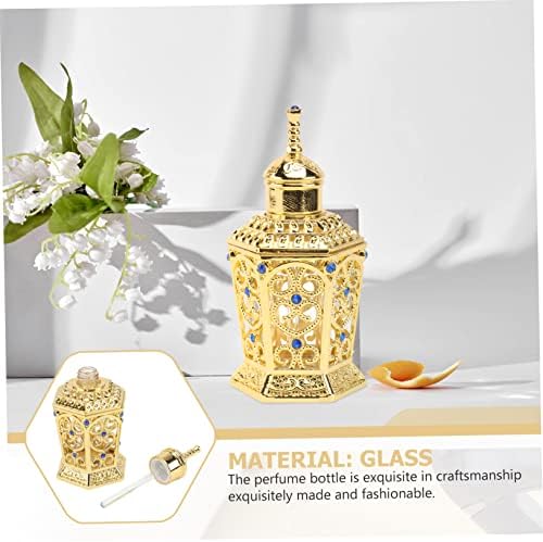 Healvian Refillable Glass Perfume Bottle Stylish Travel Essential Oil Container