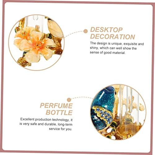 Mikinona Vintage Glass Essential Oil Bottle Decorative Refillable