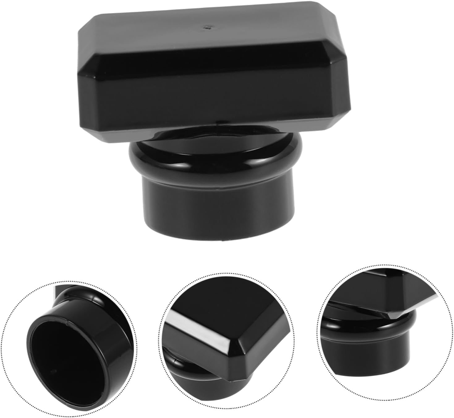 5pcs Round Plastic Perfume Bottle Caps Elegant Travel Seal Lids Replacement Screw Caps For Home Fragrance Accessories