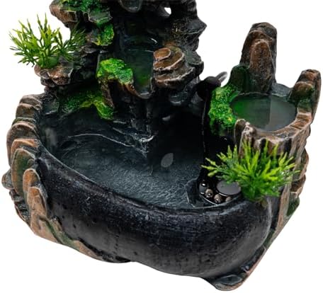 Indoor Waterfall Bonsai with LED Light and Atomizer