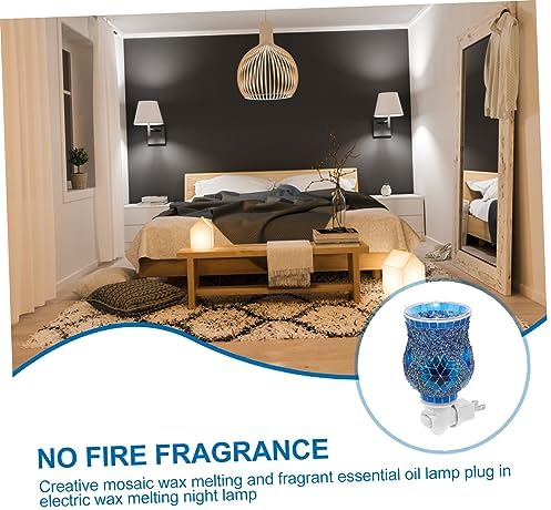 KALLORY Decorative Lamp Night Light Fragrance Diffuser Essential Oils