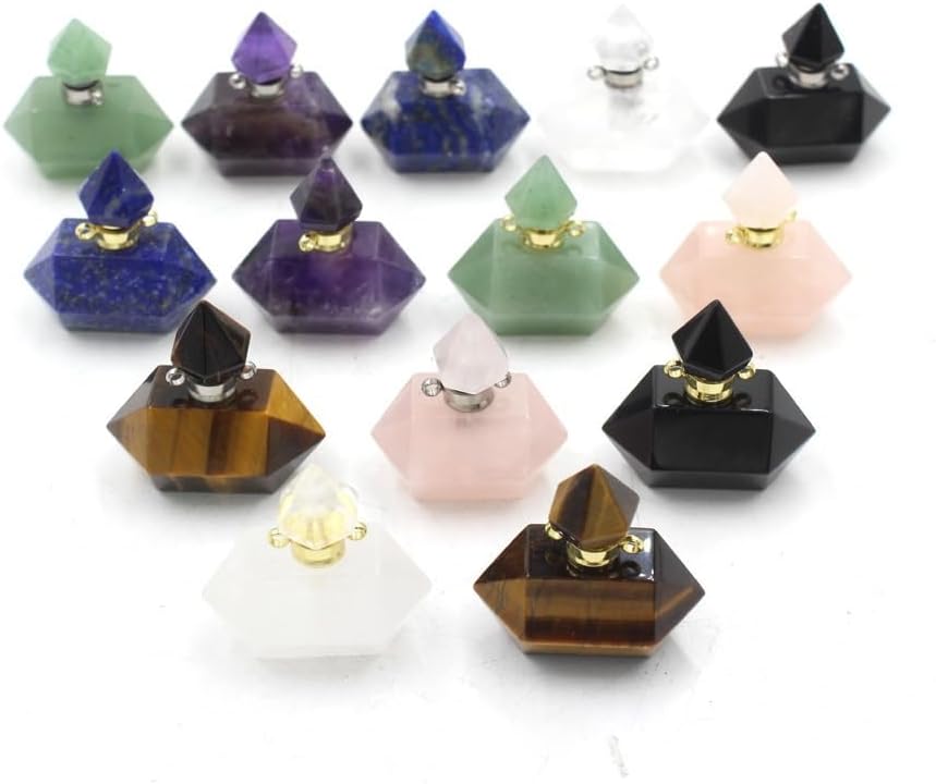 HUFFA Hexagonal Column Crystal Perfume Bottle
