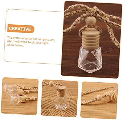 VOSAREA 10pcs Hanging Aroma Bottles for Car and Home