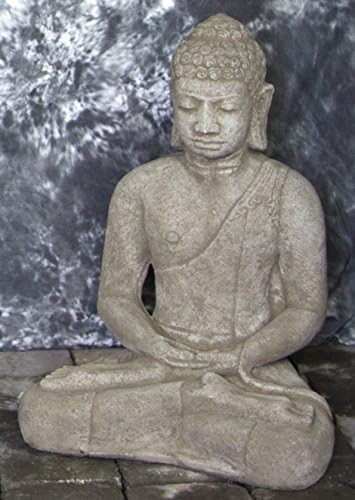 Rustic Twist Fountain with Japanese Pagoda and Meditating Buddha Set