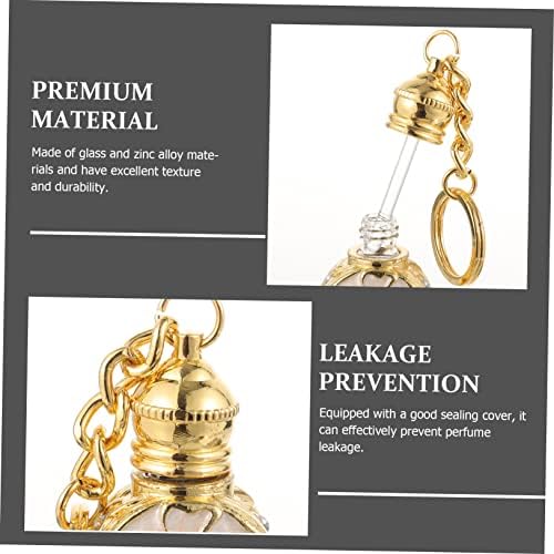 3ml Vintage Style Mini Dubai Zinc Alloy Perfume Bottle for Travel