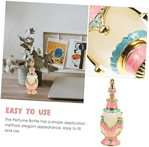 Elegant Vintage Arabian Perfume Bottle Travel Essential Oil Container